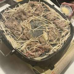 サムギョプサルプレートでジンギスカン食べ飲み放題