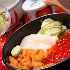 北海道の旬素材を使います