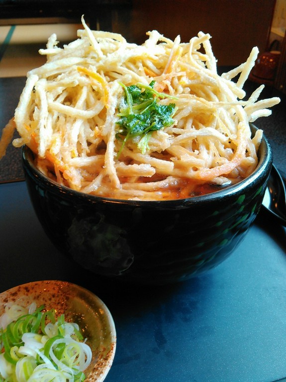 ごぼうかき揚げそば