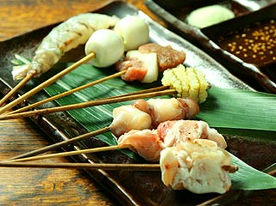 からっと亭自慢の串揚げ