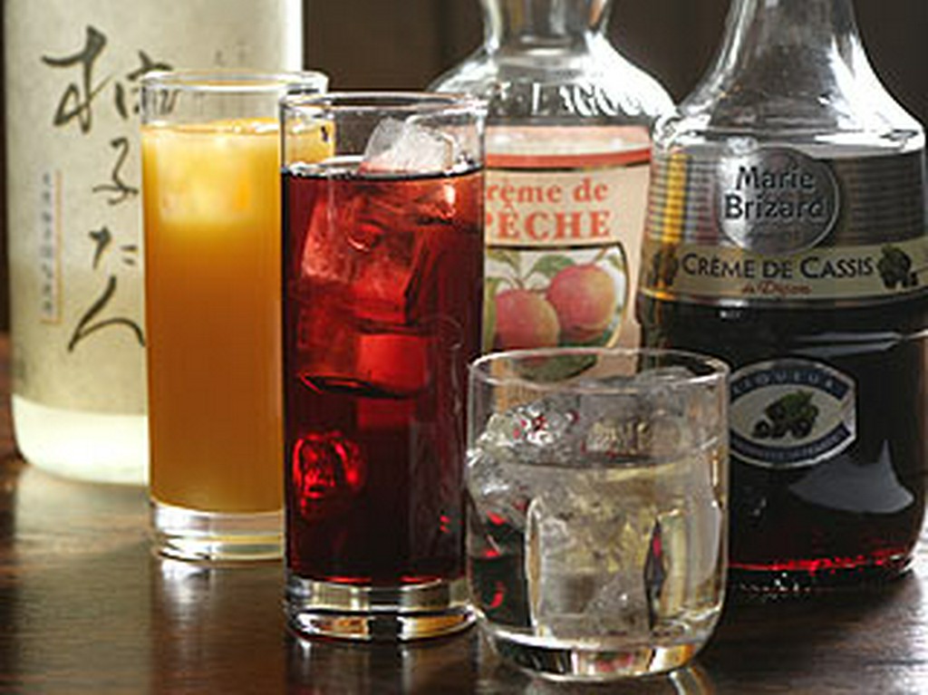 カクテル、梅酒は女性に人気！