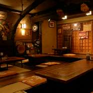 店内の雰囲気はちょっとレトロな作り。心がほっとするような懐かしさを感じます。