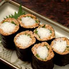 のり巻き長芋納豆