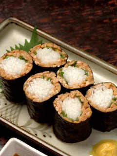 のり巻き長芋納豆