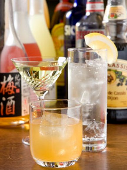 カクテルや梅酒、ワインも大人気!