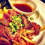 リブロースステーキ　～okinawa style no.1ソース～