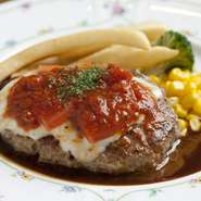 チーズハンバーグ