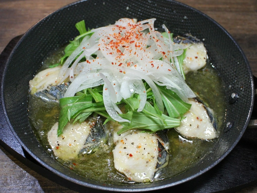 和風海鮮アヒージョ 鯖(さば)