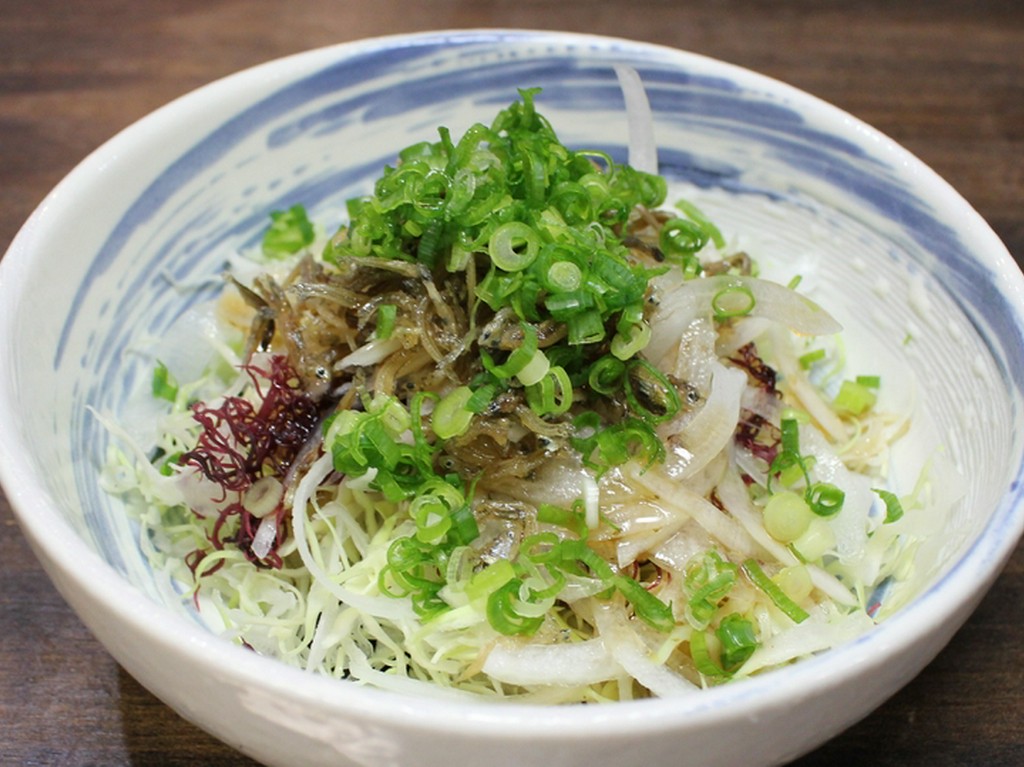 じゃこねぎサラダ