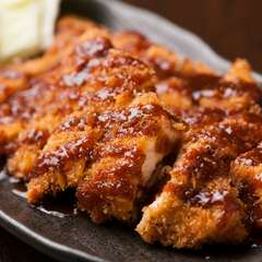 『チキンカツ』はソースでも、さっぱり系のおろしポン酢でも