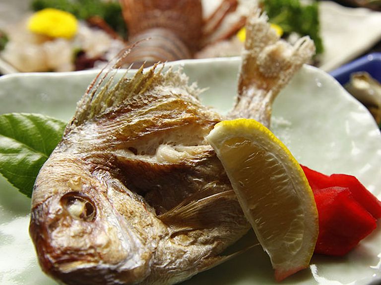 旬の魚の塩焼き