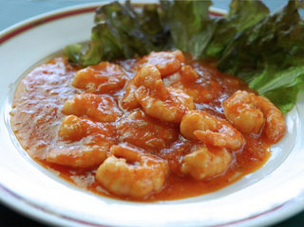 芝海老唐辛子ソース煮
