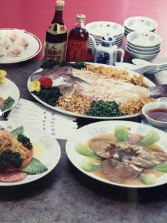 コース料理の一例です