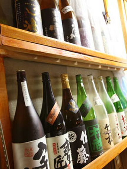 焼酎にこだわっている