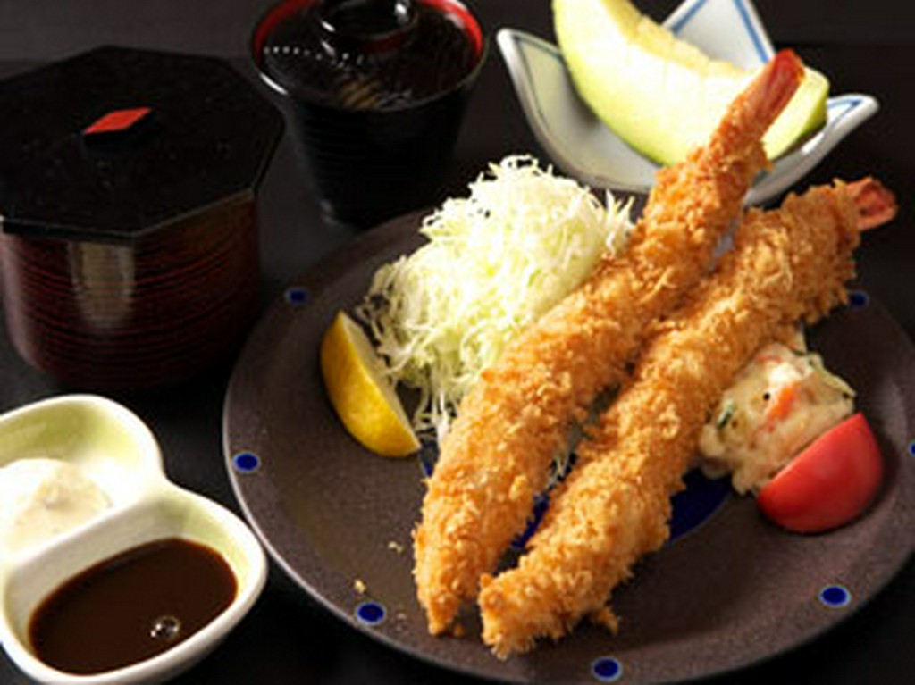 当店名物!!　ジャンボエビフライ御膳