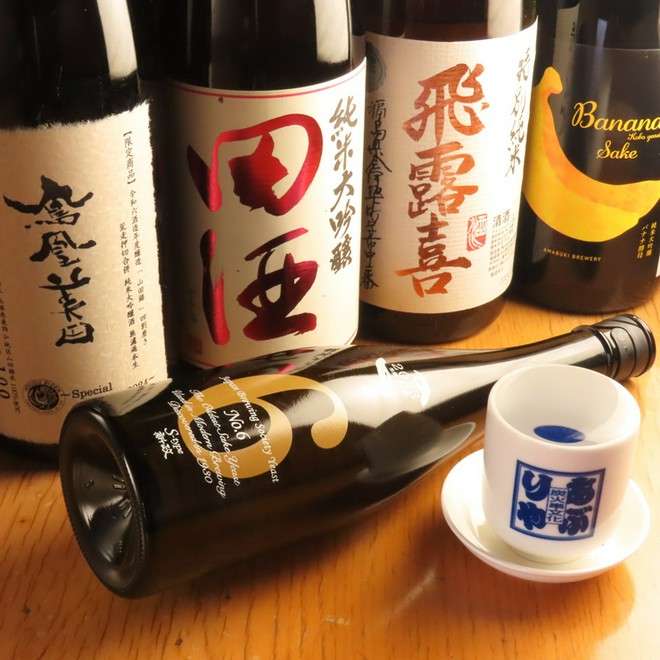 日本酒にこだわっている
