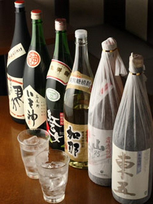 焼酎にこだわっている