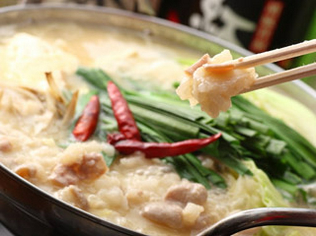 人気のメニュー「もつ鍋」