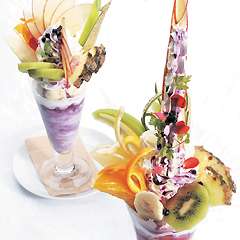 欲張りフルーツパフェ＆ヨーグルトパフェ