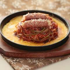 名古屋風哲板ナポリタン