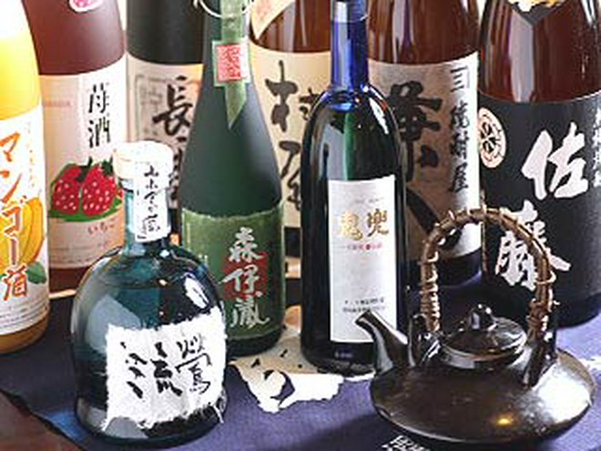 焼酎にこだわっている