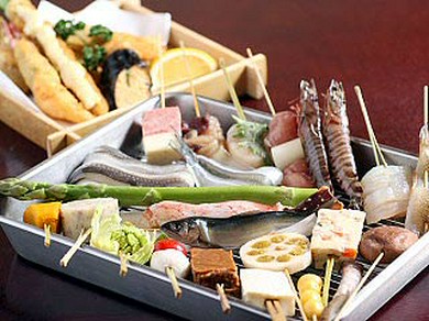 おまかせコースの串揚げ　【例】　