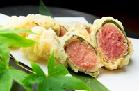 薄衣で博多名物にひと味プラス『博多明太子の天ぷら』