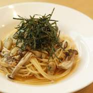 ●高菜、ベーコン￥800
●キノコ、アサリ￥800
●明太子、茄子、ベーコン￥850