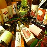 定番～希少品まで150種類以上の品揃えを誇る自慢の梅酒