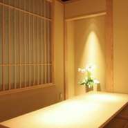 落ち着いた　掘り炬燵式個室