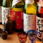 料理を引き立てる日本酒がそろっています