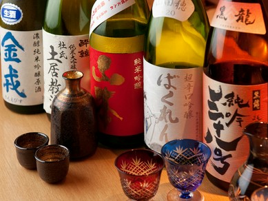 料理を引き立てる日本酒がそろっています