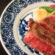 神戸牛ランイチ肉鉄板焼や鮮魚の逸品をご堪能いただけるコース