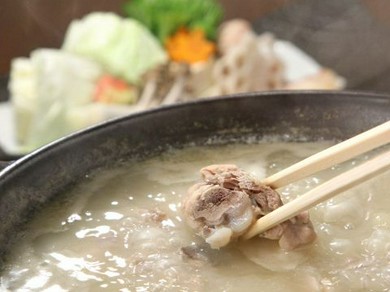 松六家名物 鶏の水炊き鍋