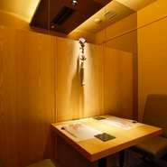 2名様専用個室もご用意しておりますので
2名～個室にご案内可能です。
