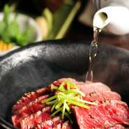 牛肉はすべて最高級の国産A5ランクを使用しています