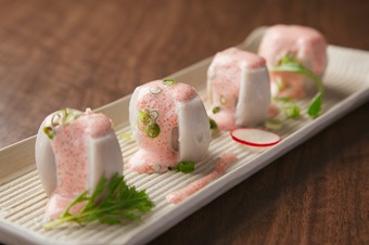 ホクっとした里芋と明太子ソースが絶品『里芋明太子ソースかけ』