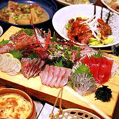 新鮮なお魚や薩摩黒豚など・鍋コースもあります※コースは3100円より※飲み放題お一人様＋1500円