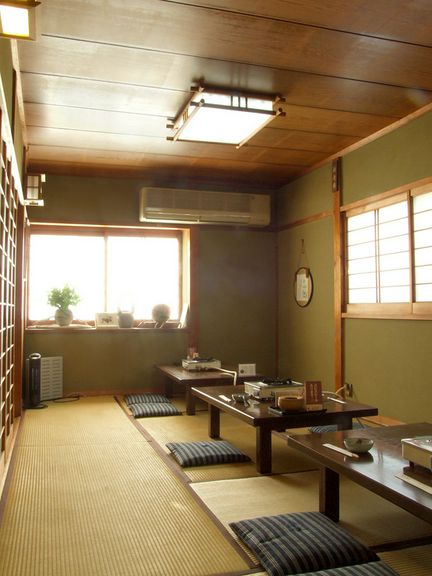 以前は歌舞伎役者の住まいだっという、趣のある部屋