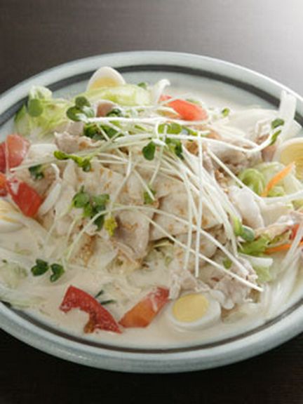 さっぱりとした味わいの豚しゃぶサラダ