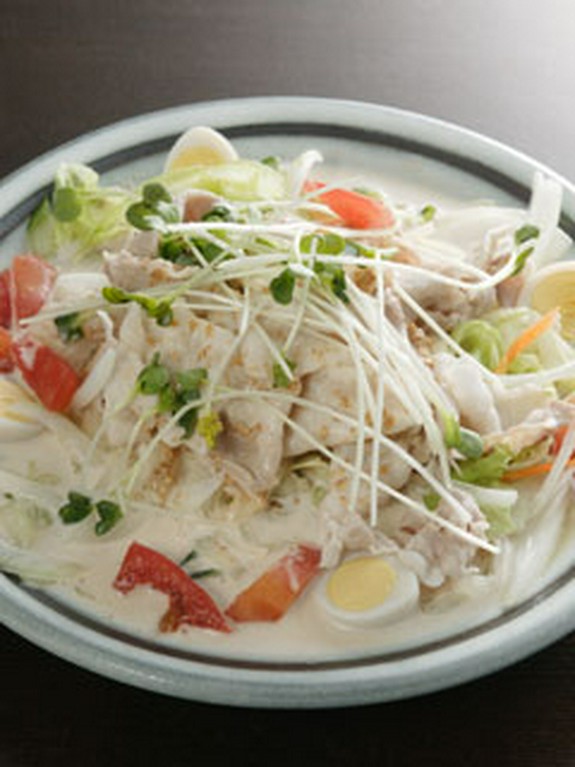 さっぱりとした味わいの豚しゃぶサラダ