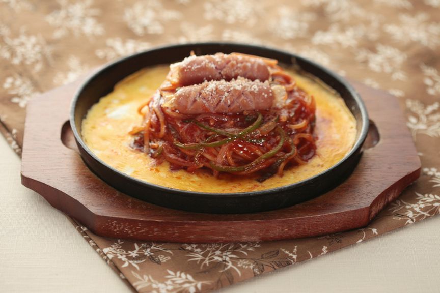 名古屋風哲板ナポリタン