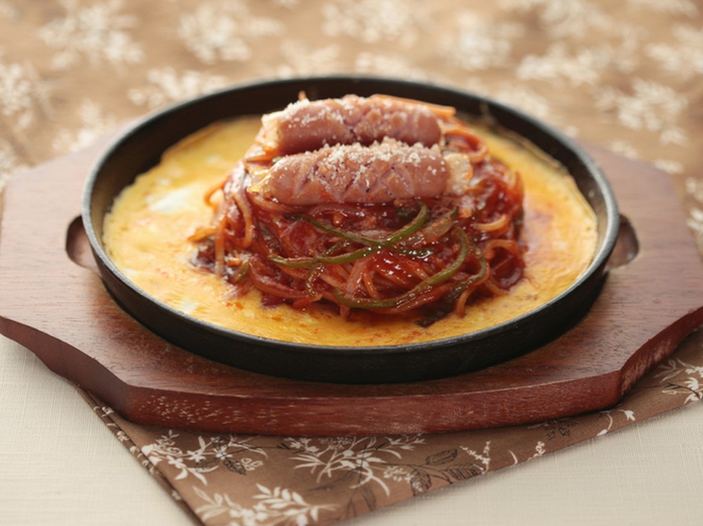 名古屋風哲板ナポリタン