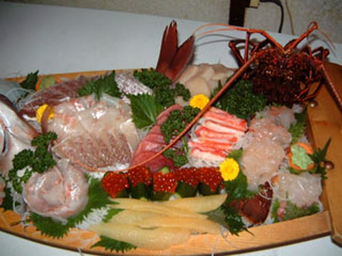 刺身舟盛り