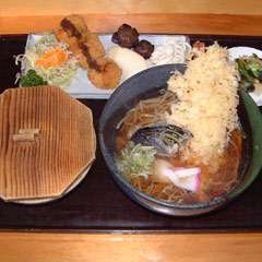 えび天そば定食