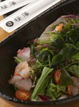 魚介と海草のサラダ　桜藩ドレッシング