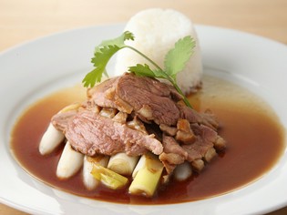 和風のソースで仕上げた『鴨ネギ』