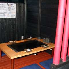 各部屋、異なる空間、半個室。