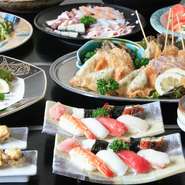 ワンランク上の長楽の豪華ご宴会コースです。
2時間飲み放題付きです。