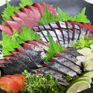 長楽の皿鉢料理　～刺身盛～